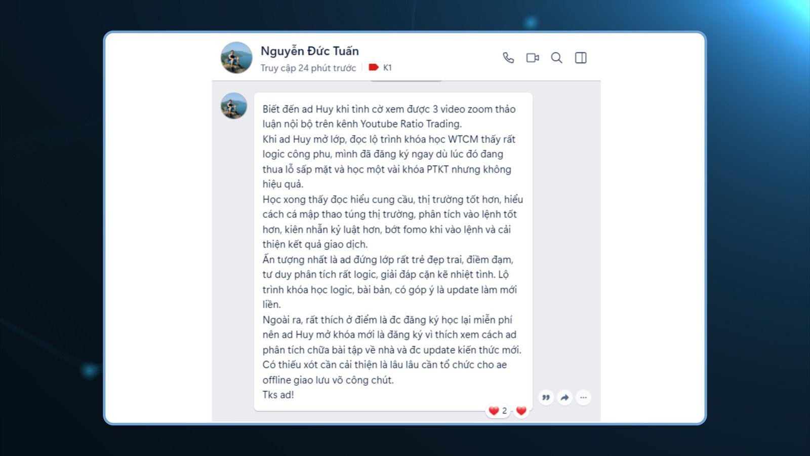 FEEDBACK CỦA HỌC VIÊN