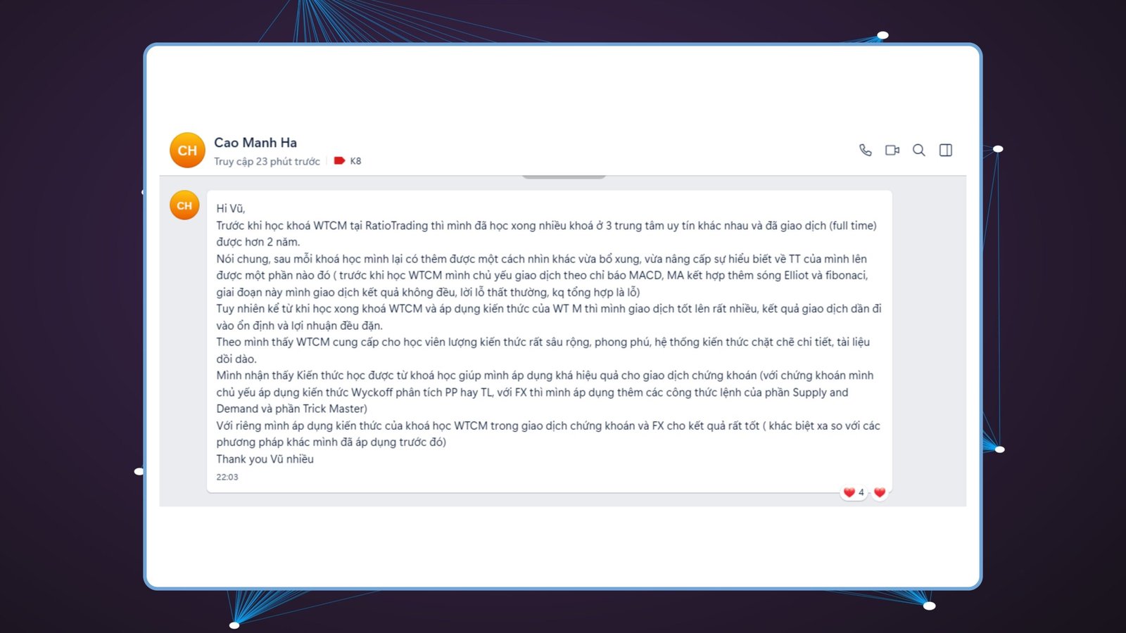 FEEDBACK CỦA HỌC VIÊN