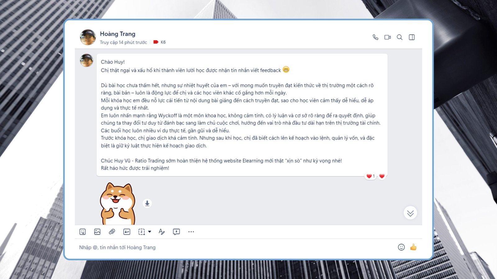FEEDBACK CỦA HỌC VIÊN