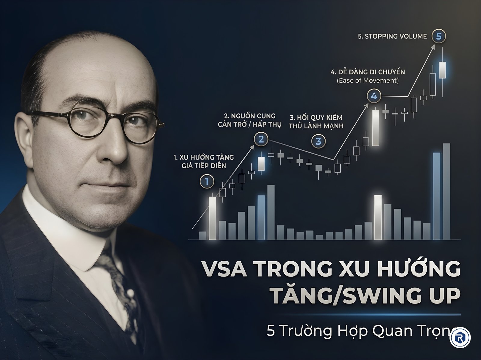 5 Trường Hợp VSA Trong Xu Hướng Tăng/Swing Up | Phân Tích Wyckoff